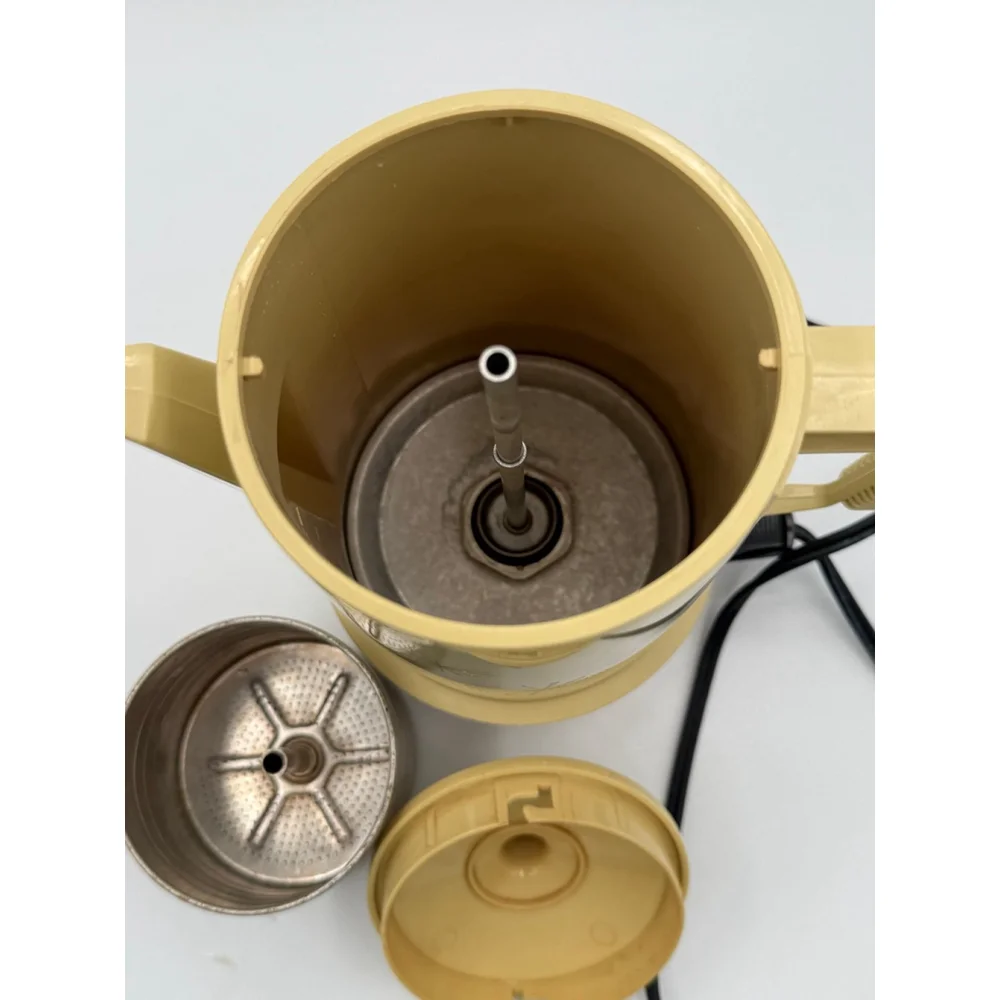 Electric Coffee Percolator — Cream